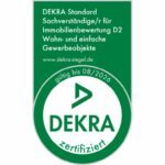 DEKRA Siegel Sachverständiger für Immobilienbewertung D2