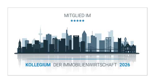 Kollegium Immobilienwirtschaft Siegel Mitglied 2026 Objekt und Wert